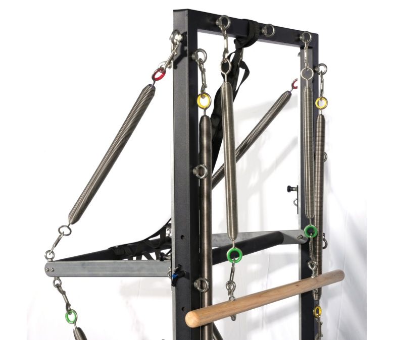 Deluxe Oak Wood Pilates Reformer mit Halbfalle