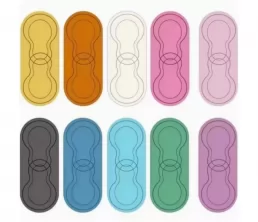 Anpassbare ovale PU -Gummi -Yogamatte
