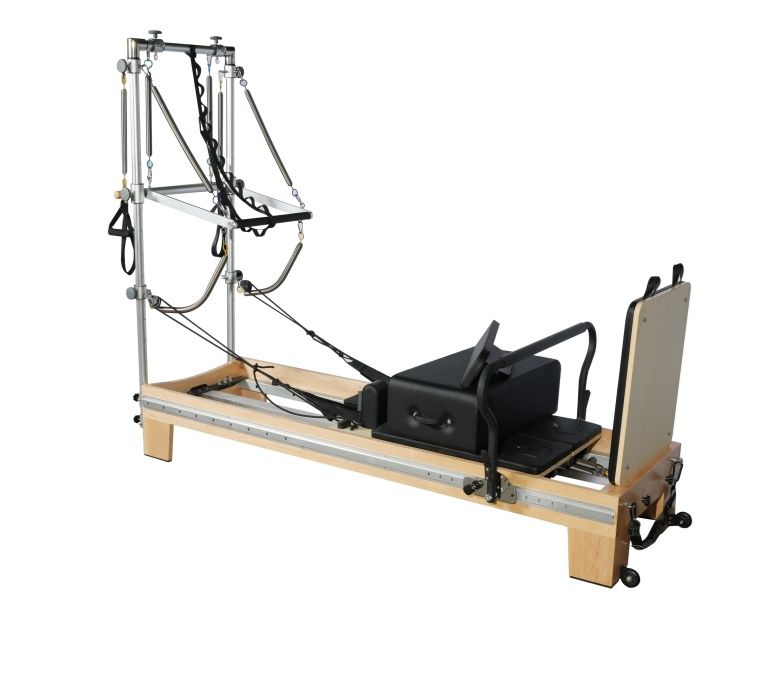 Maple Full Track Split Pilates Reformer mit Turm