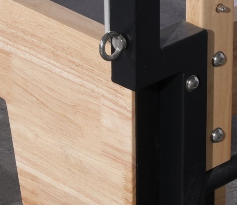 Deluxe Oak Wood Pilates Reformer mit Halbfalle