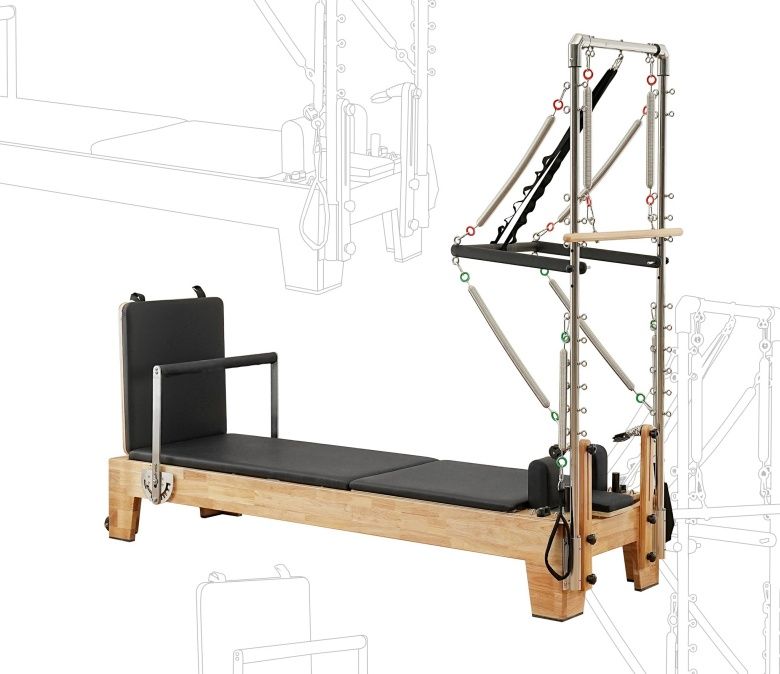 Pilates -Reformer mit Turm