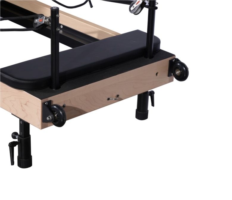 Ahornklapppilates -Reformer (einstellbare Beinhöhe)