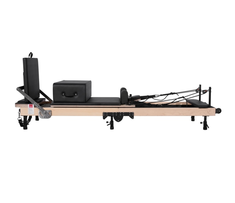 Ahornklapppilates -Reformer (einstellbare Beinhöhe)