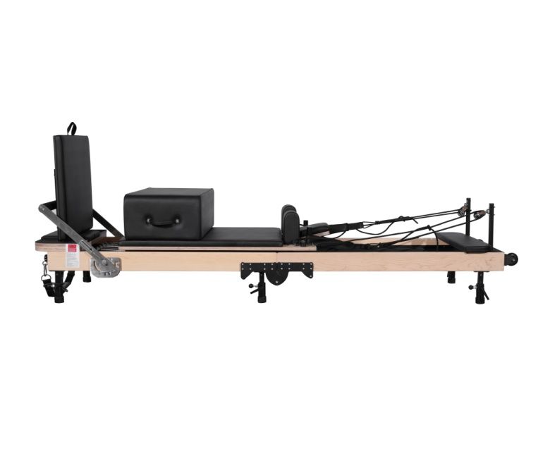 Ahornklapppilates -Reformer (einstellbare Beinhöhe)