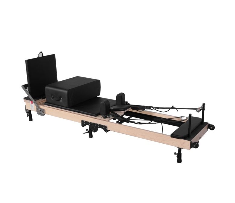 Ahornklapppilates -Reformer (einstellbare Beinhöhe)