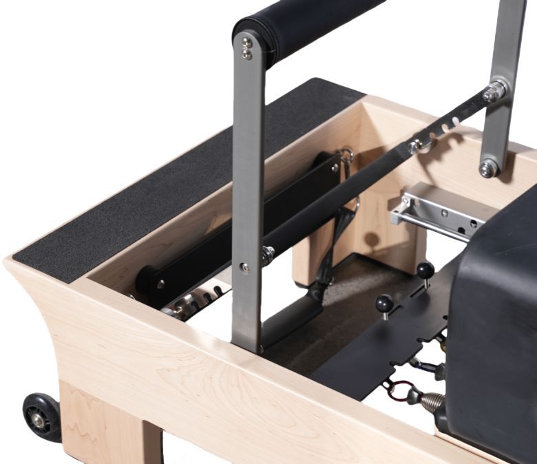 Body Training Kernbett Ahorn Holz Pilates Reformer Machine mit Innenfußstützen