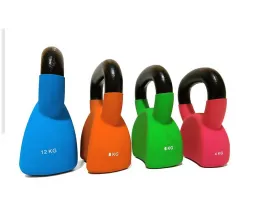 Konturierte einzelne Vinylbeschichtete Kettlebell