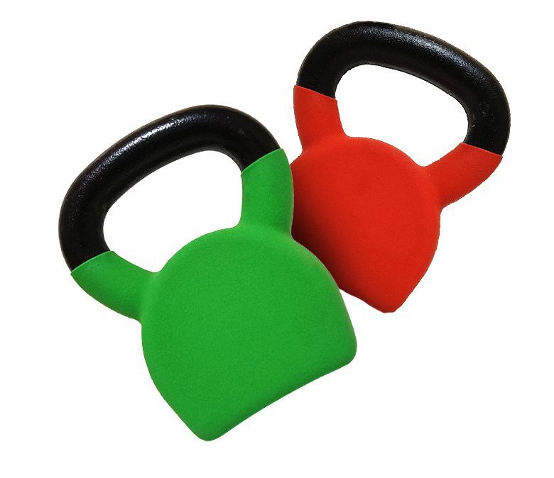 Konturierte einzelne Vinylbeschichtete Kettlebell