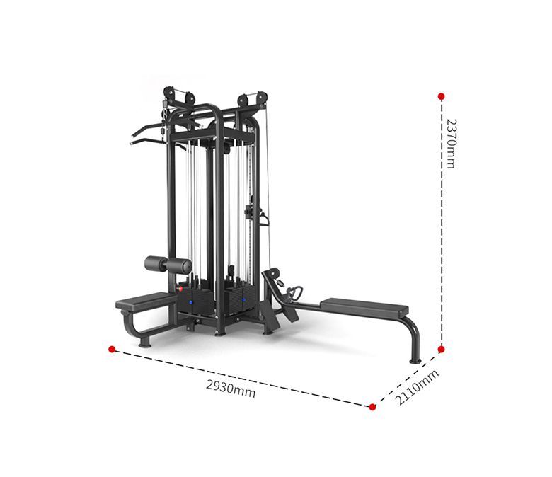 Multi -Jungle 8 -Sender -Maschinen -Fitnessgeräte