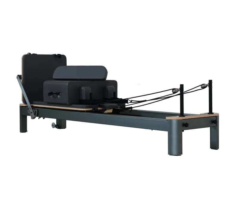 Anodierter Gunmetal Grey Pilates Reformer 4.0