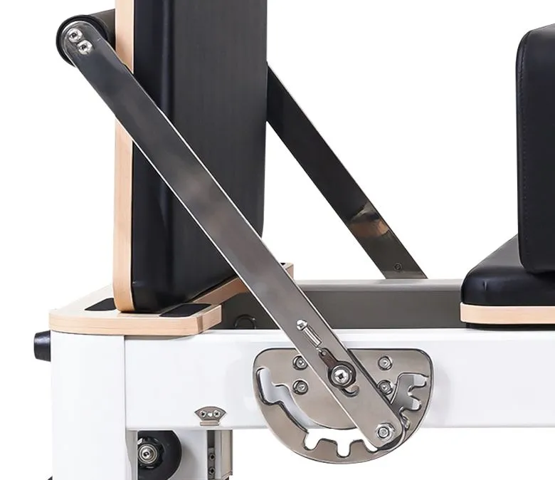 Weißer Faltbarer Pilates-Reformer Aus Aluminium Zu Verkaufen