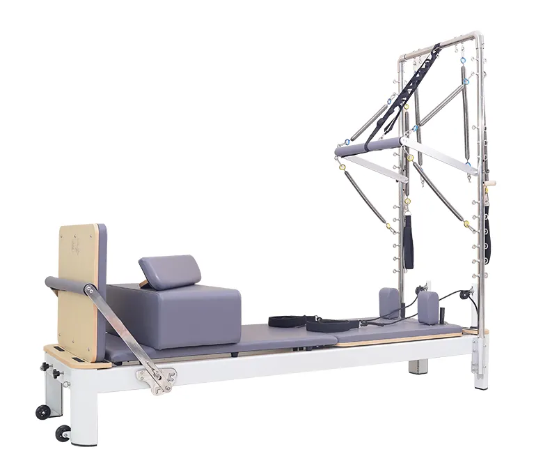 Studio-Pilates-Reformer aus Aluminiumlegierung mit Turm