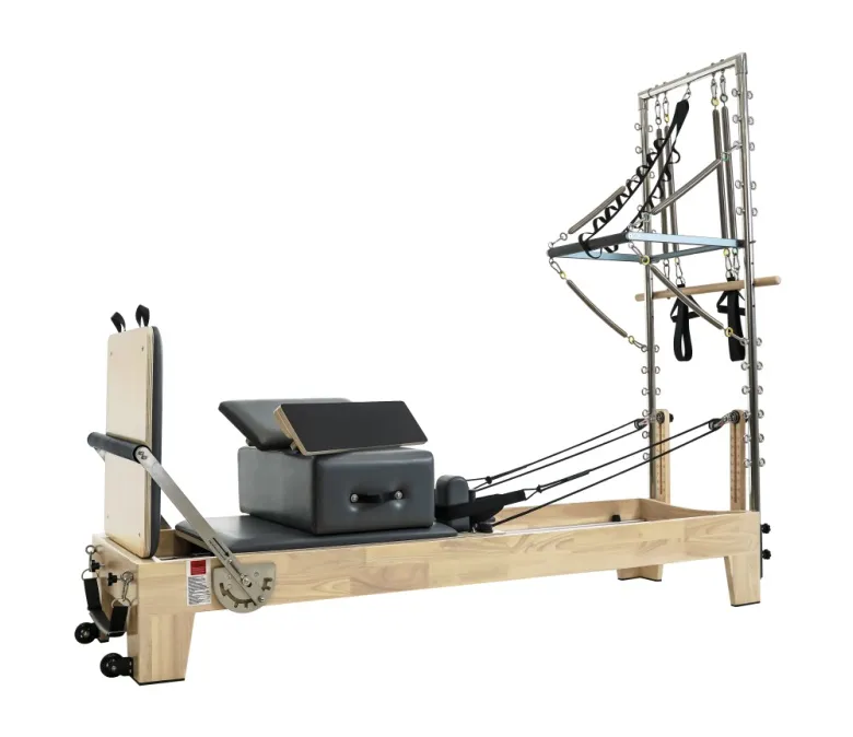 Pilates-Reformer mit Turm
