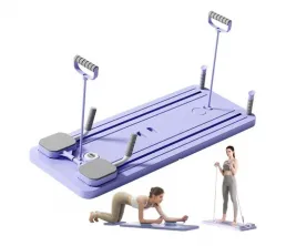 5-in-1 multifunktionales, faltbares Pilates-Bauchbrett, tragbarer Reformer