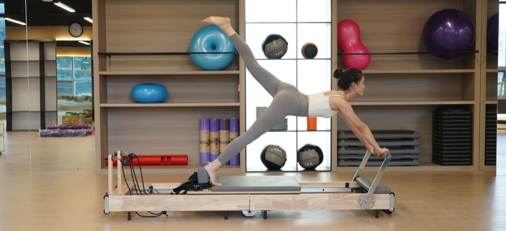 Klappende Holzkörperbalchen Pilates Kernbettreformer Klappende Holzkörperbalchen Pilates Kernbettreformer