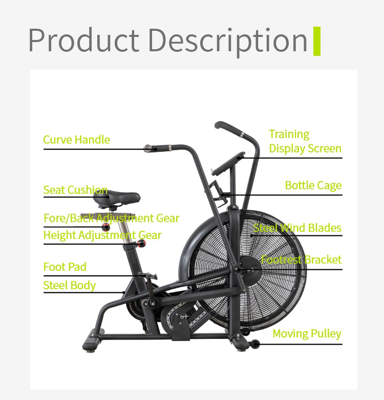 Aerobic Fitness Wind Resistance Bike im Haushalt Aerobic Fitness Wind Resistance Bike im Haushalt