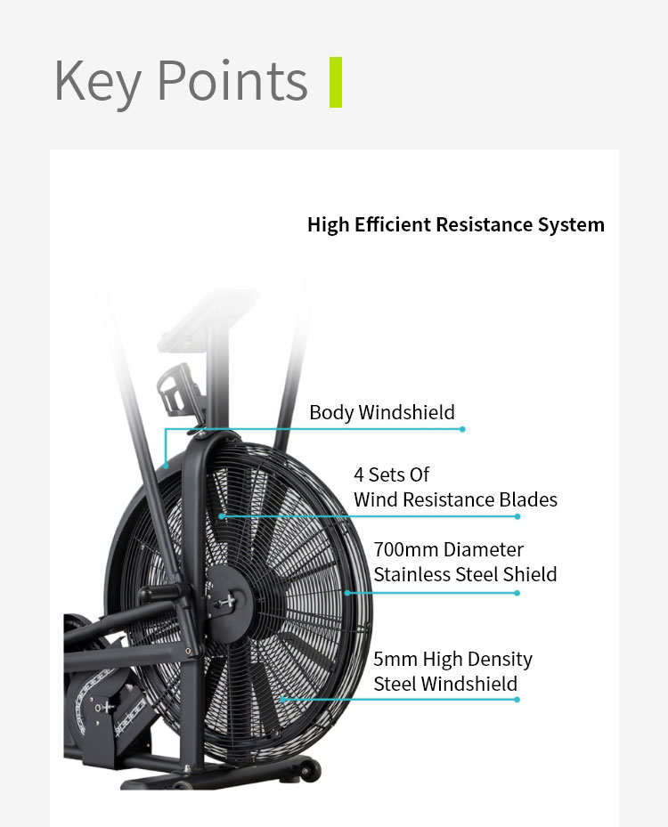 Aerobic Fitness Wind Resistance Bike im Haushalt Aerobic Fitness Wind Resistance Bike im Haushalt