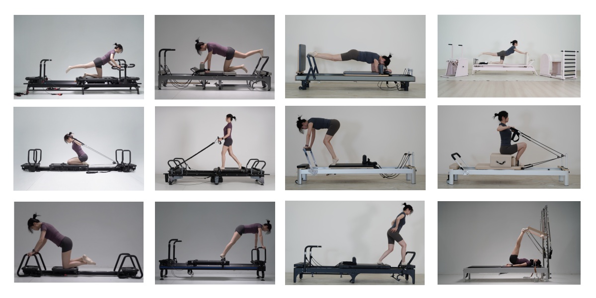 Multifunktionale große Pilates -Reformer -Maschine