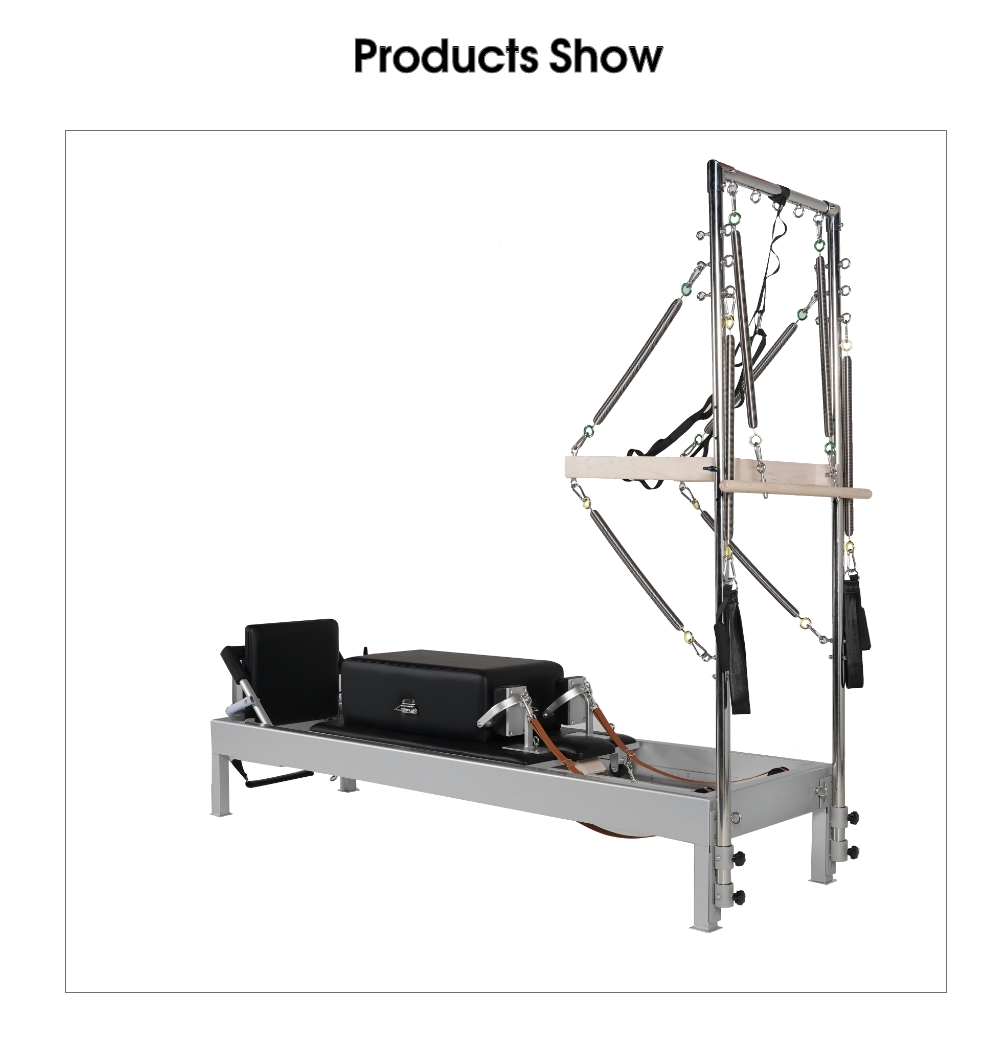 Klassischer Pilates -Reformer mit Turm Klassischer Pilates -Reformer mit Turm