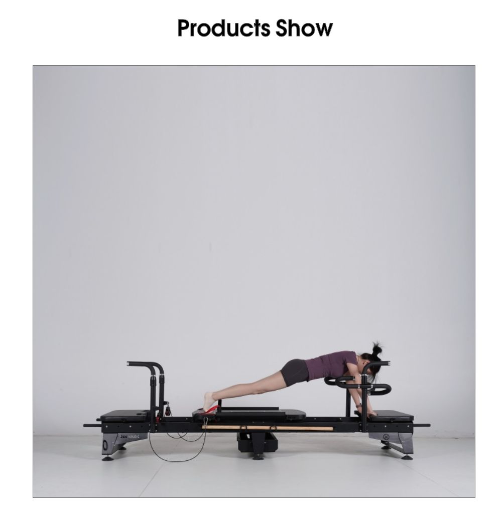 Pilates Reformer Machine mit rotierenden Griffen Pilates Reformer Machine mit rotierenden Griffen